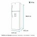 Nevera No Frost 420 Lts. Brutos Inox Mabe - RMP425FYCU1