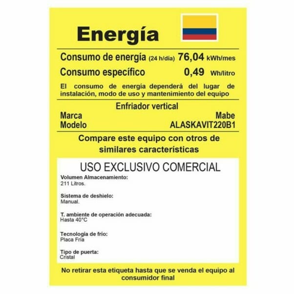 ALASKAVIT220B1 eficiencia ALASKAVIT220B1 eficiencia