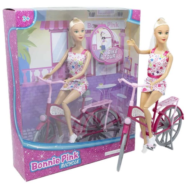 Bonnie Pink con su bicicleta