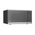 Horno Microondas con Air Fryer de 31 Litros Inox Espejo GE - MGE11XAF negro y plateado sobre fondo blanco.