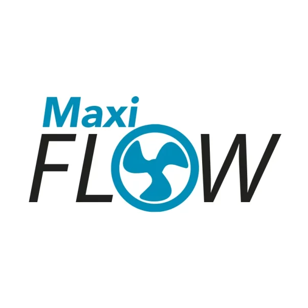 Ventilador Orbita 18″Negro – MaxiFlow – Logotipo Elite-Rejilla Metálica sobre fondo blanco con el símbolo Orbital. Ventilador Orbita 18″Negro – MaxiFlow – Logotipo Elite-Rejilla Metálica sobre fondo blanco con el símbolo Orbital.