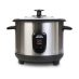 UNA OLLA ARROCERA 1,0 LTS ACERO INOX HEAR10SS sobre fondo blanco.