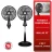 Un par de Ventilador Comfort Maxx Plus 2 en 1 Negro con un cartel que dice Comfort Maxx Plus.
